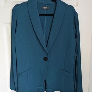 Miik NEW Emily Blazer In Teal Large